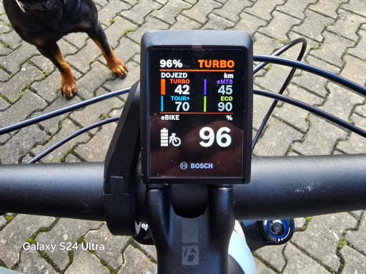 Půjčovna elektrokol Nová Kubice - Elektrokolo - ovládací panel